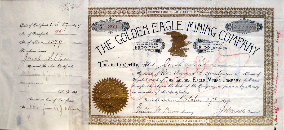 Stock Certificate