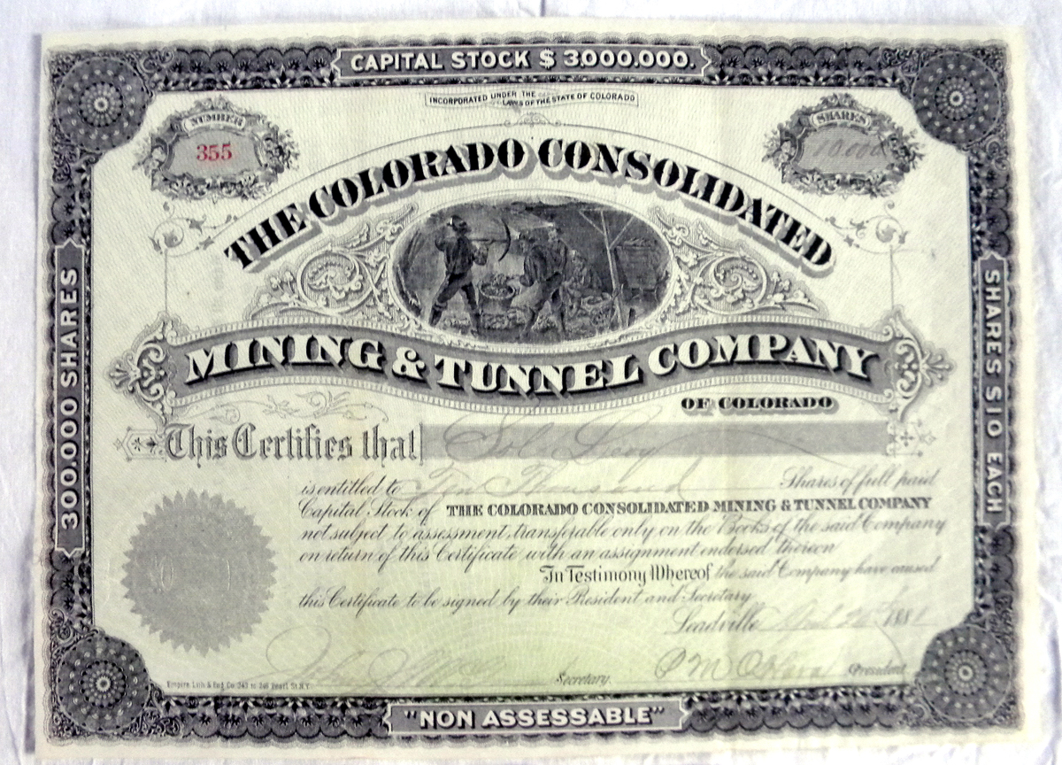 Stock Certificate
