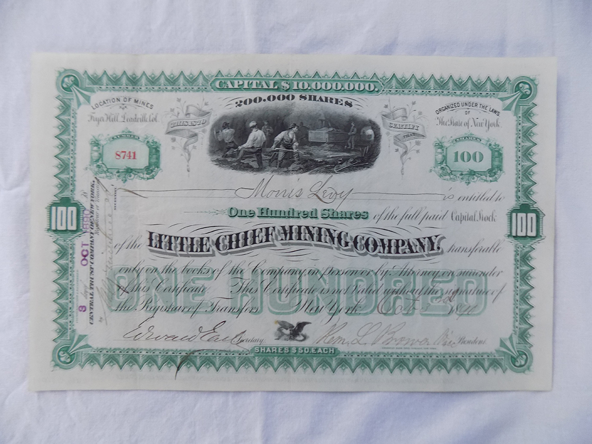 Stock Certificate