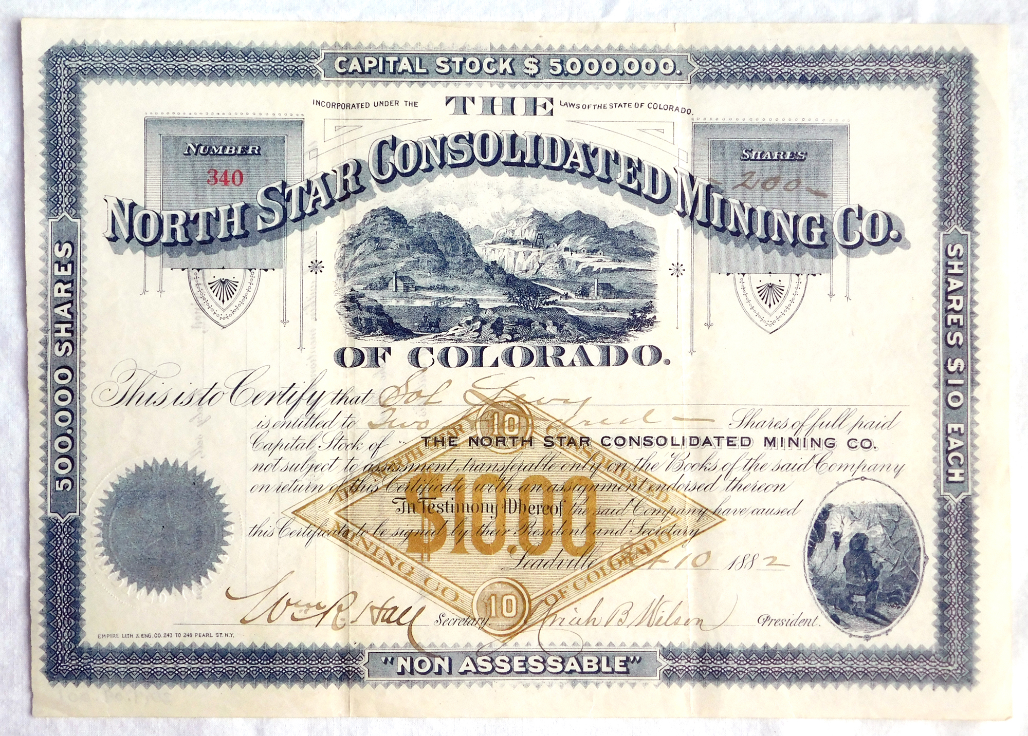 Stock Certificate