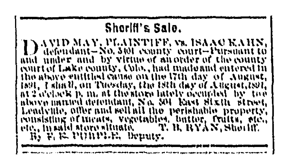 The Herald Democrat, August 18, 1891