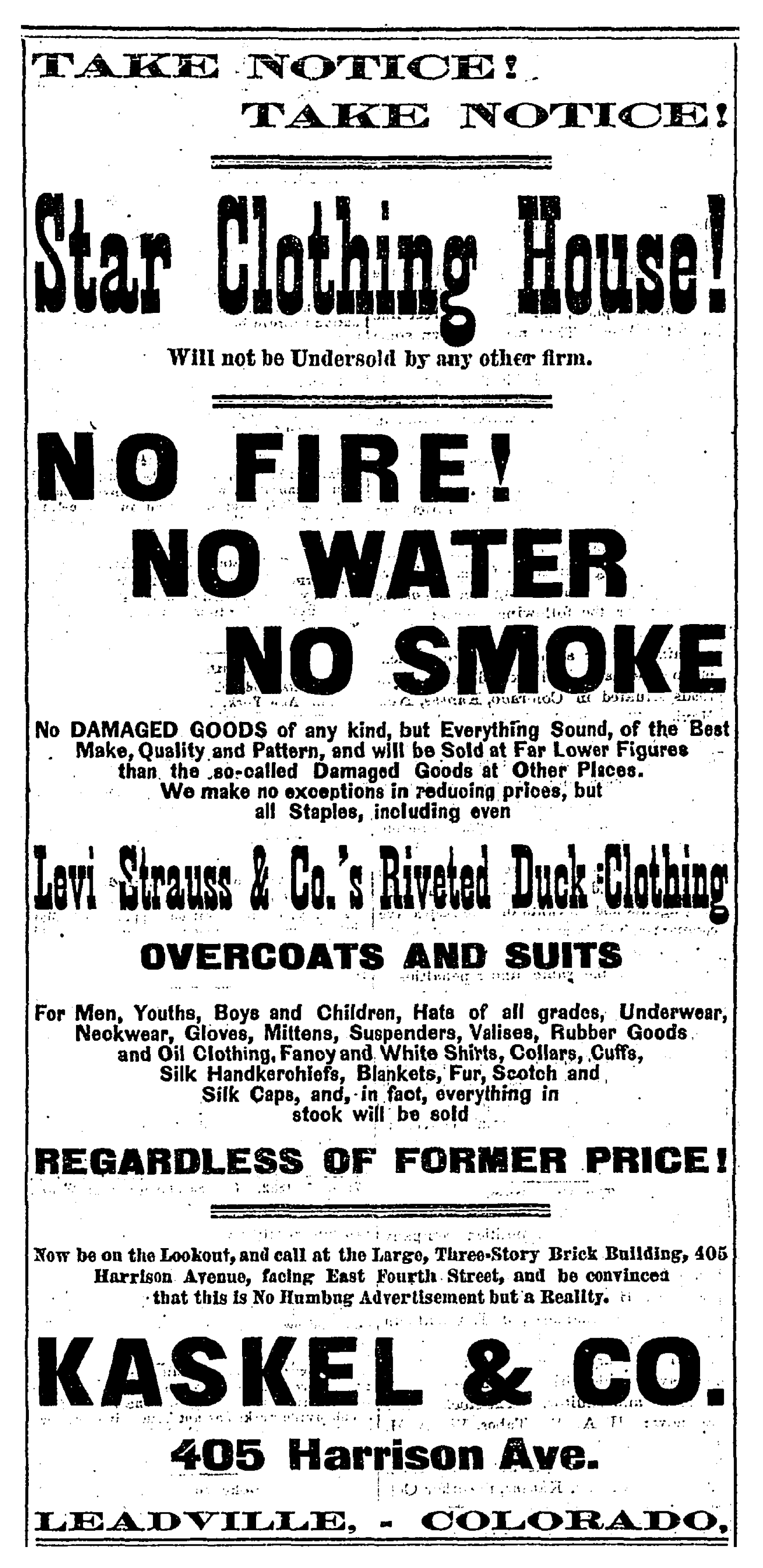 Leadville Daily Herald, March 3, 1883