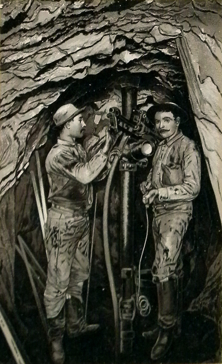 Miners shaft mining