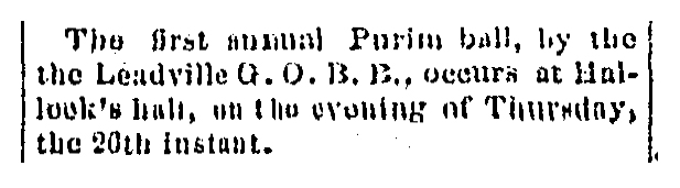 Carbonate Chronicle. Saturday, February, 21, 1880.