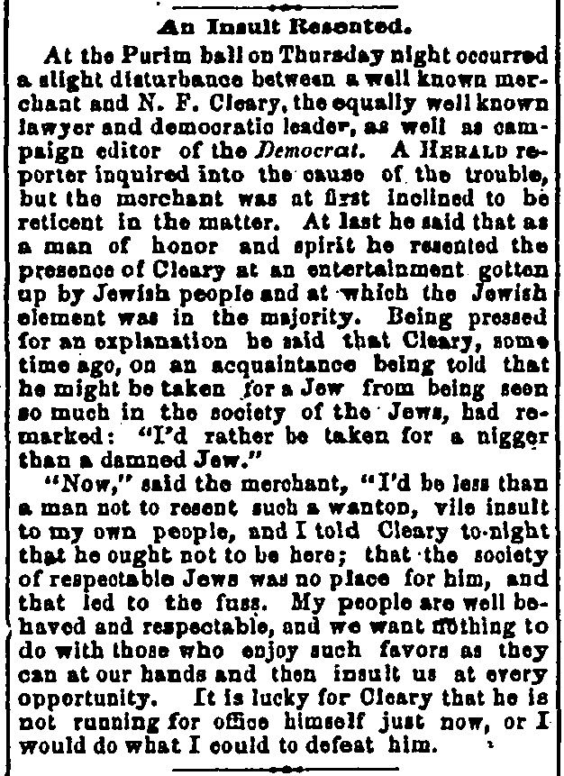 Leadville Daily Herald. Saturday, March 24, 1883.