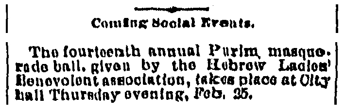 The Herald Democrat. Sunday, February 14, 1892.