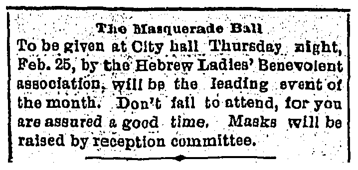 The Herald Democrat. Friday, February 19, 1892.