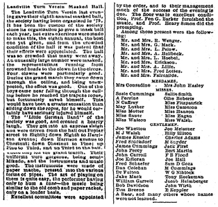 Carbonate Chronicle, Monday, February 14, 1887.