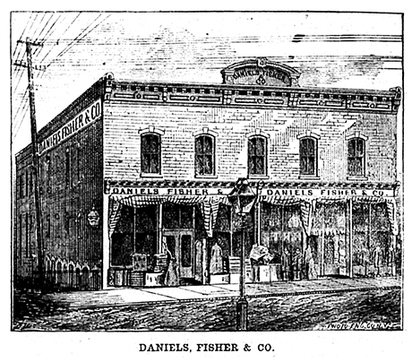 Hyman’s future store in 1881.