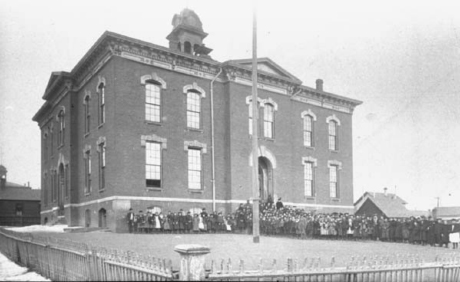 Leadville’s Ninth Street School which Ada Kornblum attended.