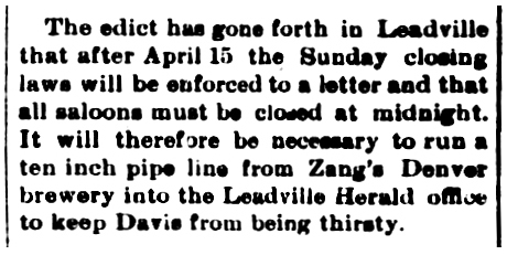 Article from The Herald Democrat. Friday Morning, May 24, 1895. Page 6.