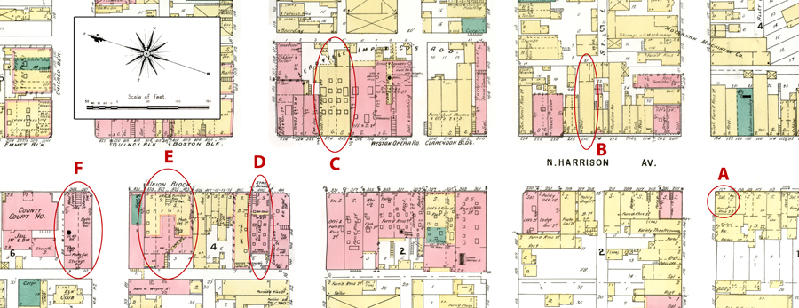 Sanborn Fire Insurance Map, published in 1895