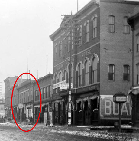 Elias moved the Famous to 318-320 Harrison from the Tabor Opera House block in 1899.