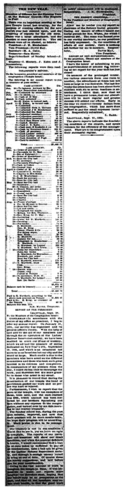 “The New Year” Leadville, CO; USA. Carbonate Chronicle, September 27, 1884. p 5.