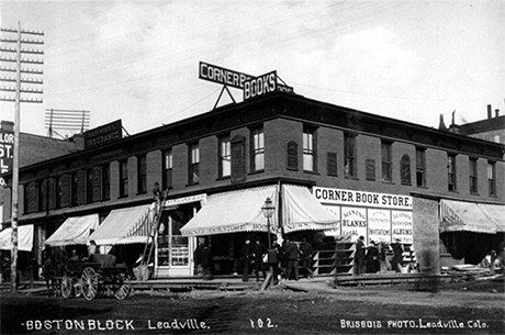 The Boston block in approximately 1887.