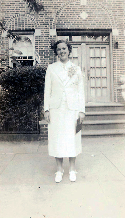 Photo of Evelyn Stager in 1937.