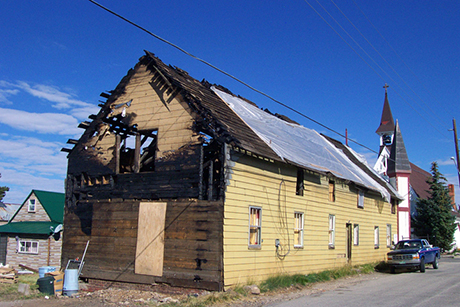 Damage from the fire was largely limited to the southern end of the building.