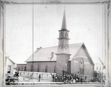 The building which the Orthodox Knesseth Israel purchased in 1892.